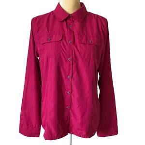 Eastern Mountain Sports Button Down Shirt Women M